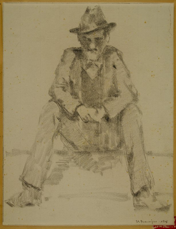 1905 - Empirismo (studio per la figura del I pannello)